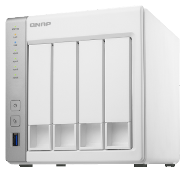 Сетевое хранилище QNAP TS-431P2-1G белый