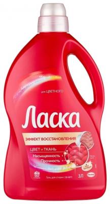 Гель Ласка 3D Эффект восстановления цвета, 3 л, бутылка