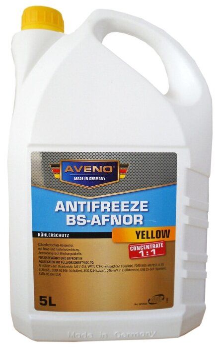 Антифриз AVENO BS-AFNOR 5 л Антифриз AVENO BS-AFNOR 5 л