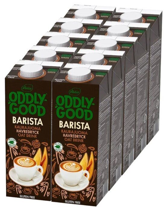 Овсяный напиток Valio Oddlygood Barista 3%, 1 л, 10 шт. Овсяный напиток Valio Oddlygood Barista 3%, 1 л, 10 шт.