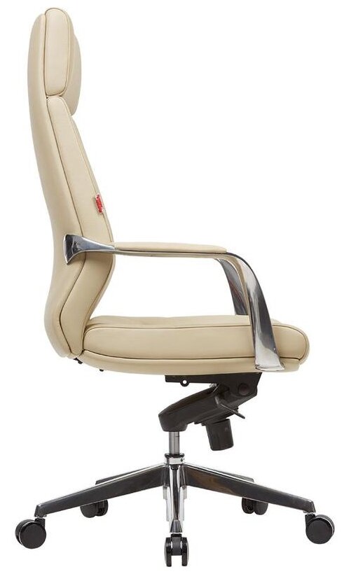 Кресло для руководителя easy chair 509 tpu бежевое экокожа металл