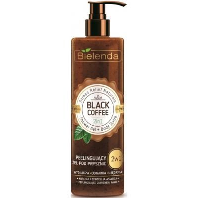 Bielenda Stress relief naturals Black Coffee 2 в 1 Гель для душа и скраб 410 г