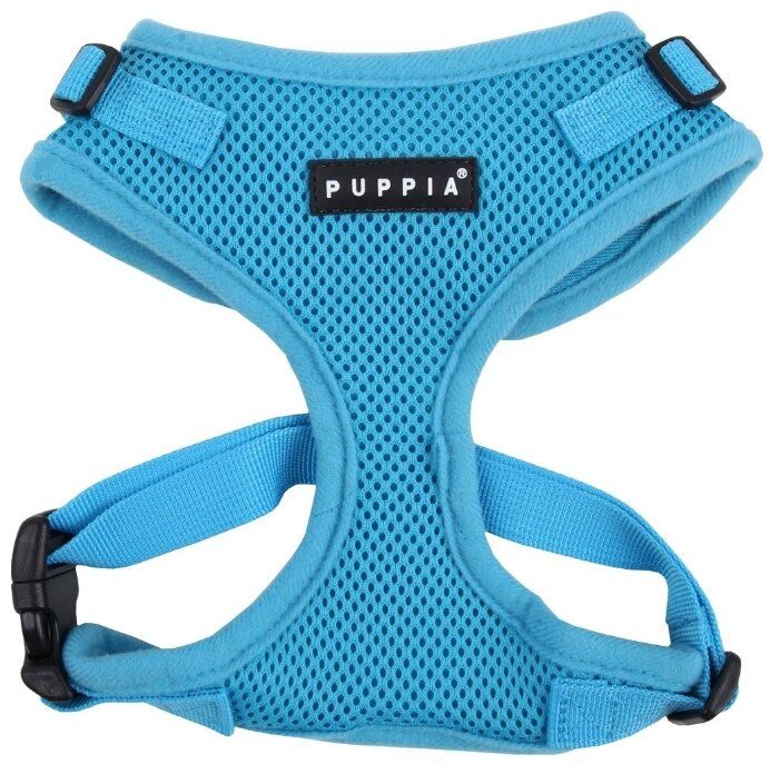 Шлейка Puppia RITEFIT XL, обхват шеи 36-40 см, sky blue Шлейка Puppia RITEFIT XL, обхват шеи 36-40 см, sky blue