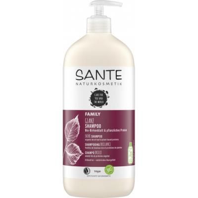 Sante Family Шампунь для блеска волос с био-берёзой и растительными протеинами 950 мл