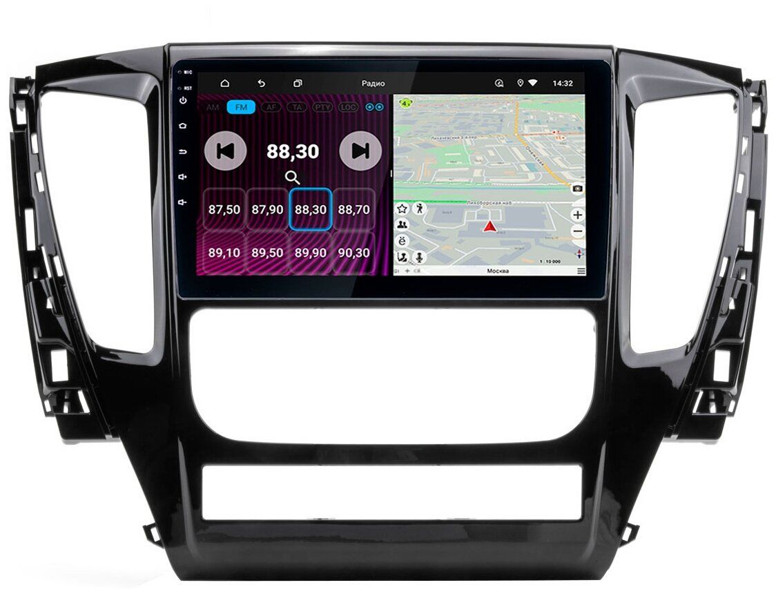 Автомагнитола Mitsubishi Pajero Sport 16-20 ( Android 10) DSP 9" (Incar TSA-6106)