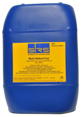 Минеральное моторное масло SRS Multi-Rekord top 15W40, 20 л