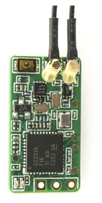 Приемник FRSky XM+ зеленый Приемник FRSky XM+ зеленый