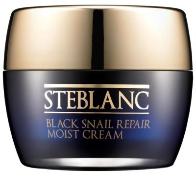 Mizon STEBLANC Black Snail Repair Moist Cream Крем премиум-класса для лица, для увядающей кожи, 50 мл