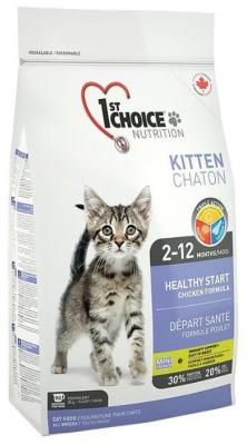 Корм для котят 1st Choice Kitten Здоровый старт с курицей 2.72 кг