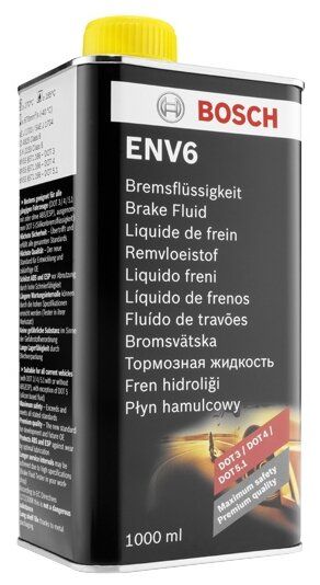Тормозная жидкость Bosch Env6 1 л Тормозная жидкость Bosch Env6 1 л
