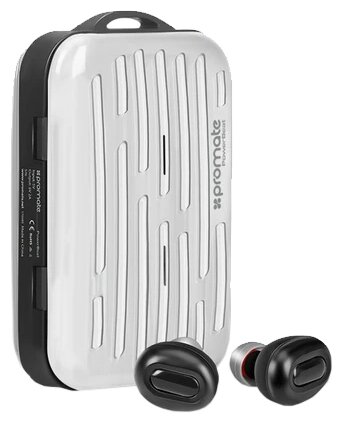 Беспроводные наушники Promate PowerBeat silver Беспроводные наушники Promate PowerBeat silver