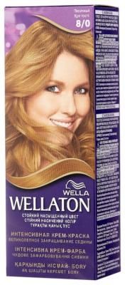 Wellaton стойкая крем-краска для волос, 8/0 песочный