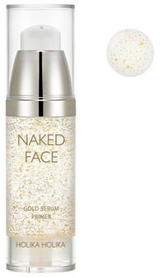 Holika Holika Праймер-сыворотка для сияния Naked Face Gold Primer 30 мл золотистый