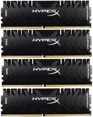Оперативная память HyperX Predator 32GB (8GBx4) DDR4 2666MHz DIMM 288-pin CL17 HX426C13PB3K4/32
