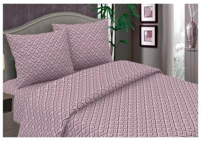 Постельное белье семейное Seta Azalea Angolo Rosado поплин фиолетовый