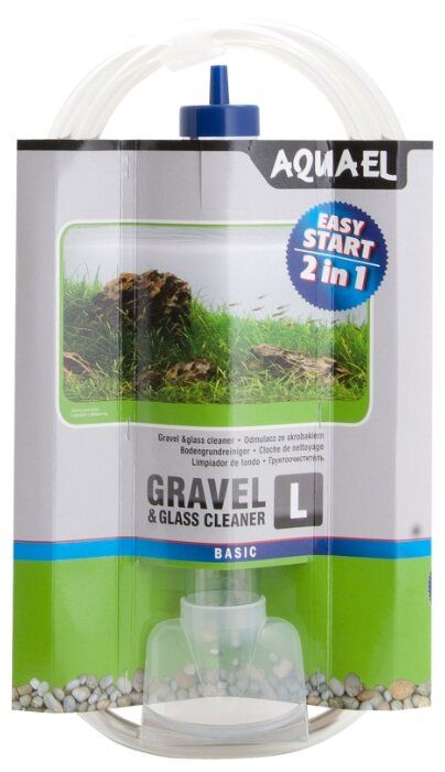 Сифон механический AQUAEL GRAVEL & GLASS CLEANER L