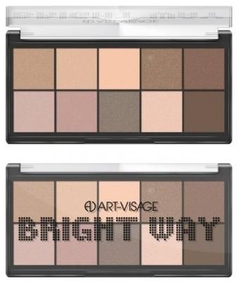 ART-VISAGE Палетка теней Bright Way 92 нюдовая