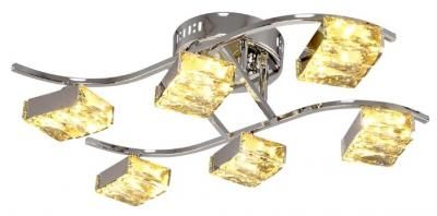 Люстра светодиодная Максисвет Геометрия 1-1663-6-CR Y LED, LED, 48 Вт