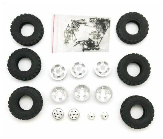 WPL Комплект колес WPL 4WD, металллические диски, KIT - WPL-A927 WPL Комплект колес WPL 4WD, металллические диски, KIT - WPL-A927