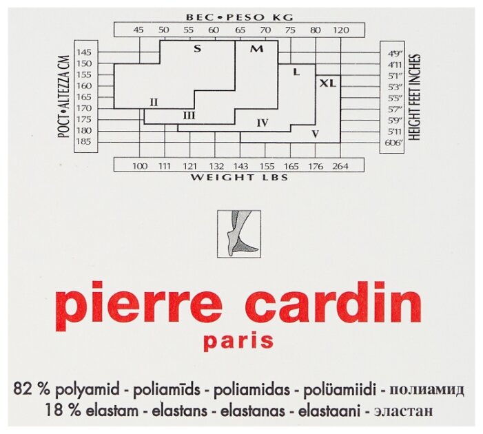 Чулки Pierre Cardin La Rochelle, Basic Line 20 den, размер II-S, visone (бежевый) Чулки Pierre Cardin La Rochelle, Basic Line 20 den, размер II-S, visone (бежевый)
