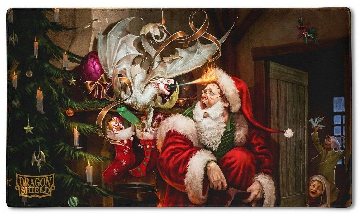 Плеймат Dragon Shield - Christmas Dragon (2021) купить в Москве, СПб,  Новосибирске по низкой цене