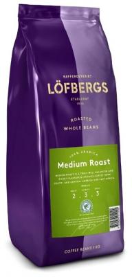 Кофе в зернах Lofbergs Medium Roast, арабика, 1000 г