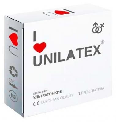 Презервативы Unilatex Ultra Thin (3 шт.)