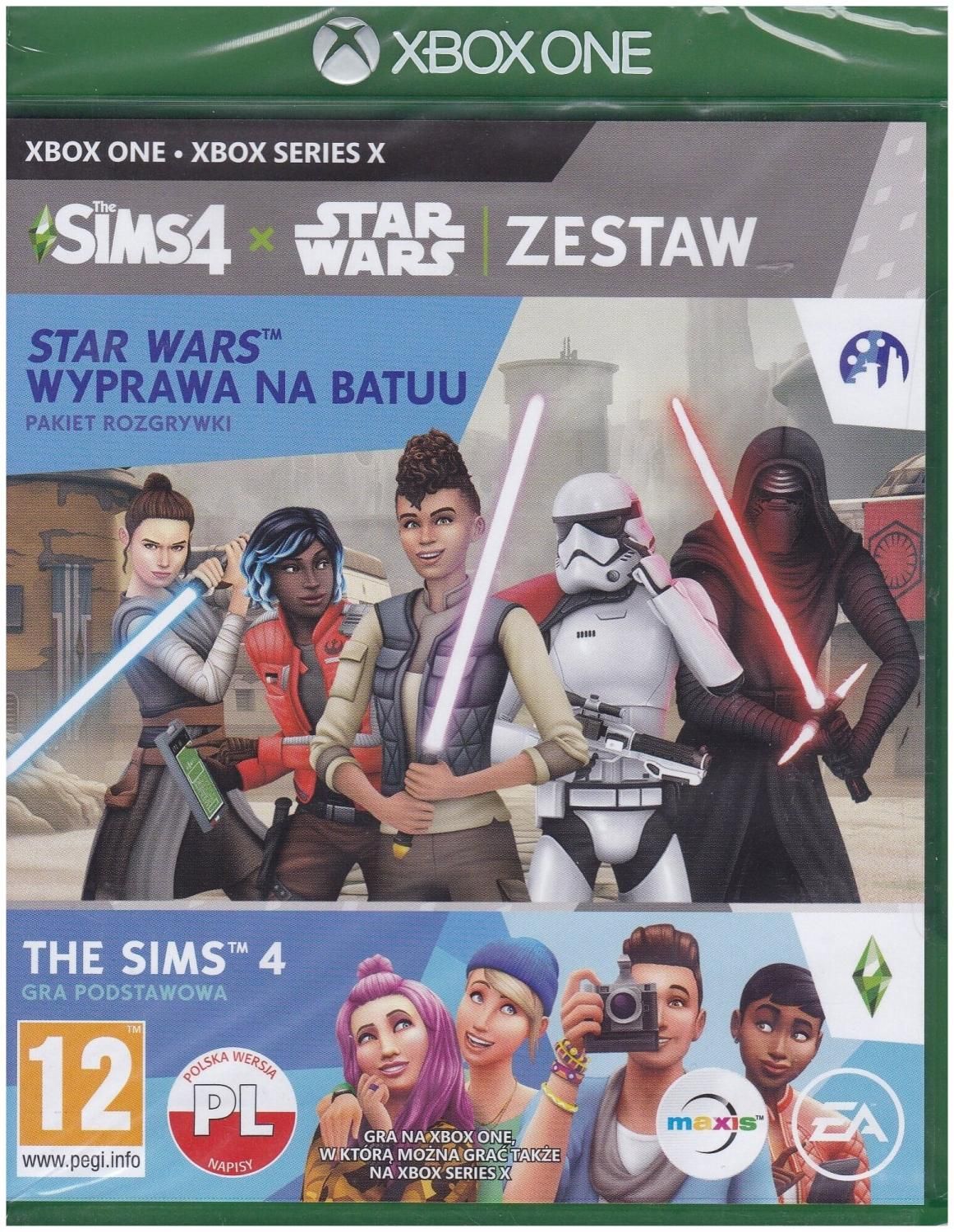 Игра для Xbox ONE/Series X The Sims 4 Плюс Star Wars: Путешествие на Батуу  купить в Москве, СПб, Новосибирске по низкой цене