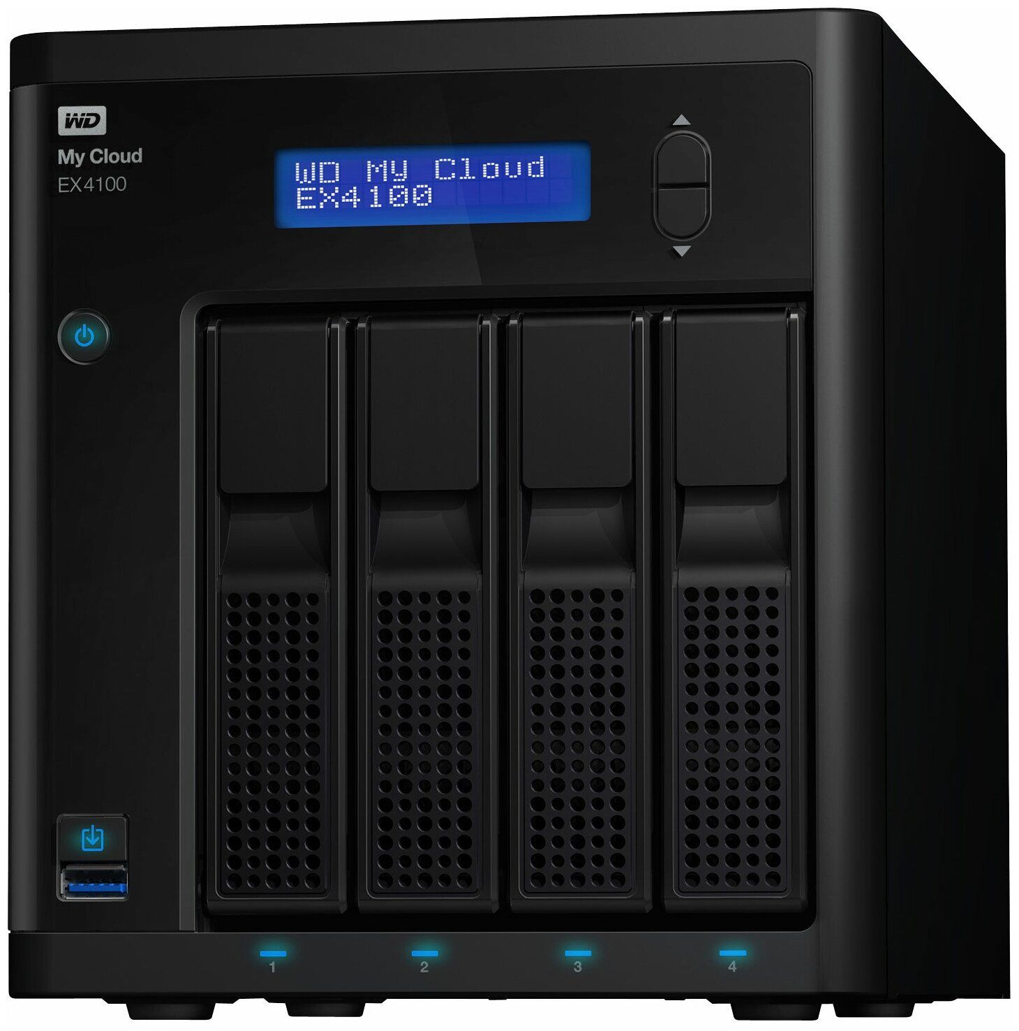 Сетевое хранилище Western Digital My Cloud Pro Series PR4100 16TB  (WDBKWB0160KBK-EEUE) черный купить в Москве, СПб, Новосибирске по низкой  цене