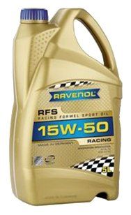 Полусинтетическое моторное масло Ravenol RFS Racing Formel Sport 15W-50, 5 л