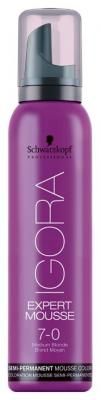 Мусс IGORA EXPERT 7-0 Medium Blonde, 100 мл