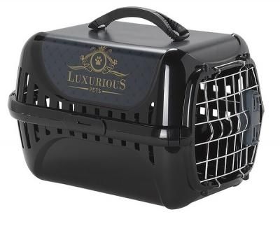 Клиппер-переноска для кошек и собак Moderna Trendy Runner Luxurious Pets 51х31х34 см черный