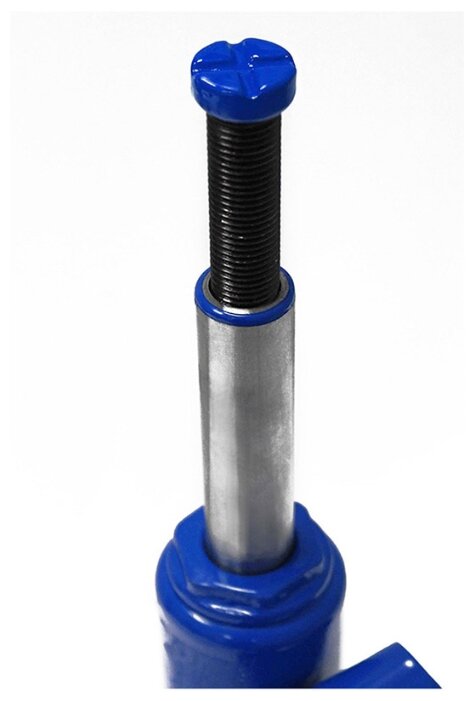 Домкрат бутылочный гидравлический KRAFT КТ 800015 (6 т) синий
