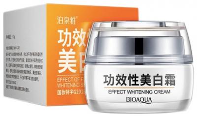 BioAqua Effect Whitening Cream Крем для лица отбеливающий с клюквой, 30 г