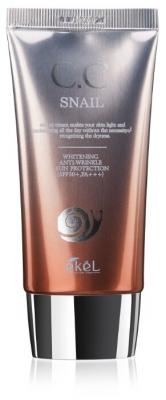 Ekel CC крем Snail, SPF 50, 50 мл, оттенок: бежевый