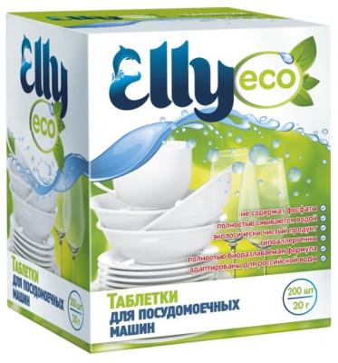 ELLY таблетки ECO для посудомоечной машины, 200 шт.