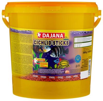 Сухой корм для рыб Dajana Pet Cichlid Sticks 10000 мл 3750 г
