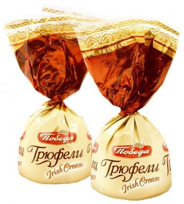 Конфеты Победа вкуса Трюфели Irish Cream, коробка 2000 г