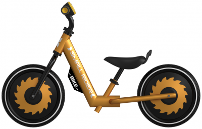 Беговел Small Rider Roadster-X Plus Combo 3 в 1, бронзовый металлик