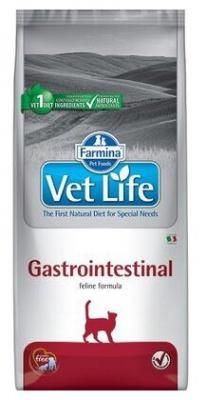 Сухой корм для кошек Farmina Vet Life, при проблемах с ЖКТ 10 кг