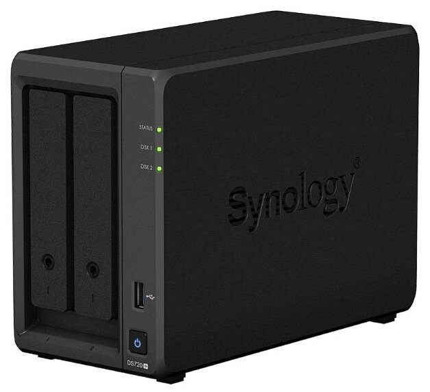 Сетевое хранилище Synology DS720+ черный