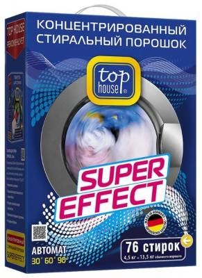 Стиральный порошок Top House Super Effect (автомат) 4.5 кг картонная пачка