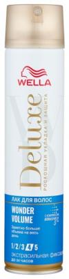 Wella Лак для волос Deluxe Wonder volume, экстрасильная фиксация, 250 мл