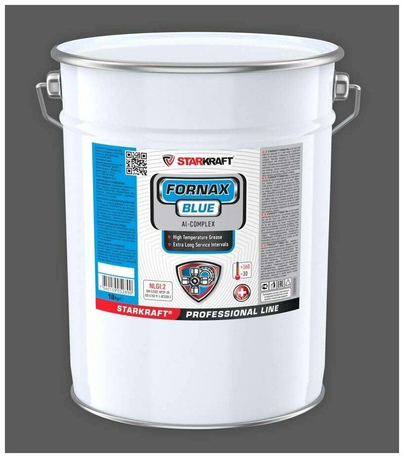 Смазка высокотемпературная STARKRAFT FORNAX Blue (18 кг.) Al-Complex
