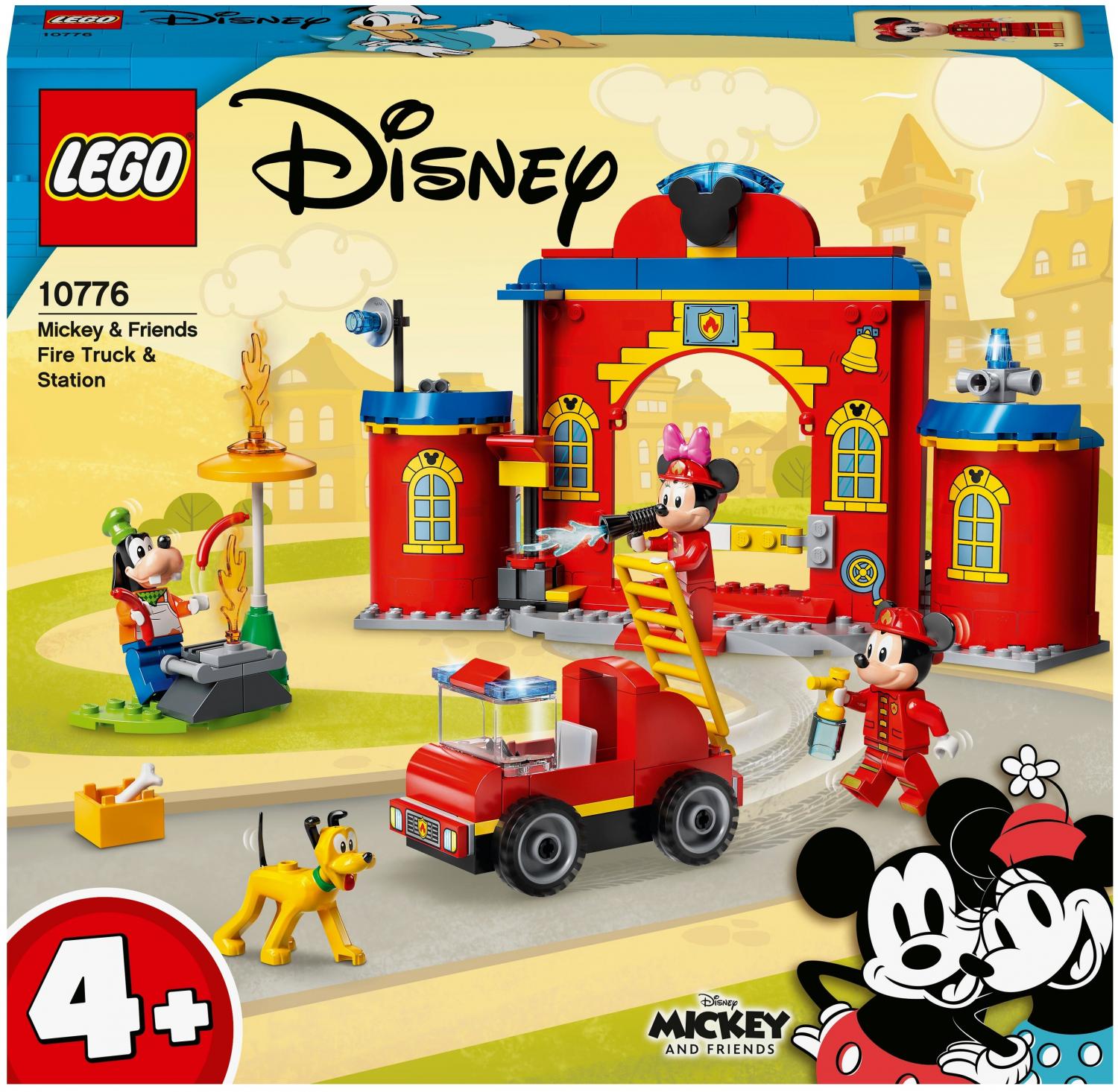 Конструктор LEGO LEGO Mickey & Friends 10776 Пожарная часть и машина Микки  и его друзей купить в Москве, СПб, Новосибирске по низкой цене