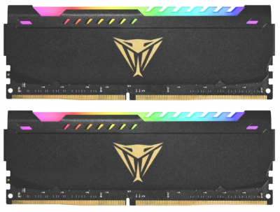 Оперативная память Patriot Memory VIPER STEEL RGB 64GB (32GBx2) DDR4 3200MHz DIMM 288-pin CL18 PVSR464G320C8K