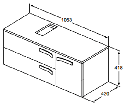 Ideal standard strada тумба