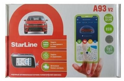 Автосигнализация StarLine A93 V2 2CAN+2LIN GSM ECO