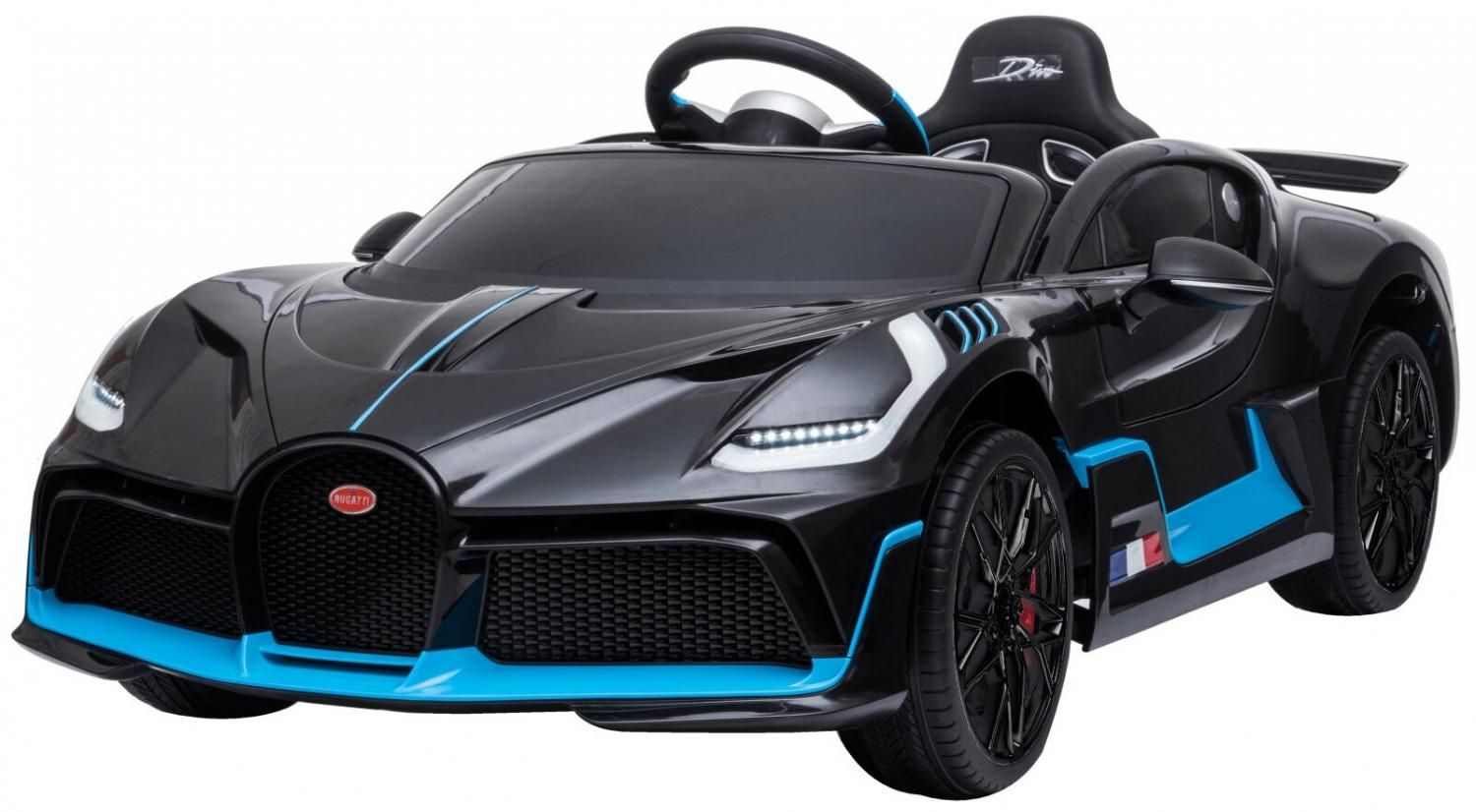 Детский электромобиль Bugatti Divo 12V - BLACK - HL338 купить в Москве,  СПб, Новосибирске по низкой цене