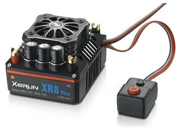 HobbyWing Бесколлекторный сенсорный регулятор Xerun XR8 Plus (1:8) - HW-XERUN-XR8-Plus HobbyWing Бесколлекторный сенсорный регулятор Xerun XR8 Plus (1:8) - HW-XERUN-XR8-Plus